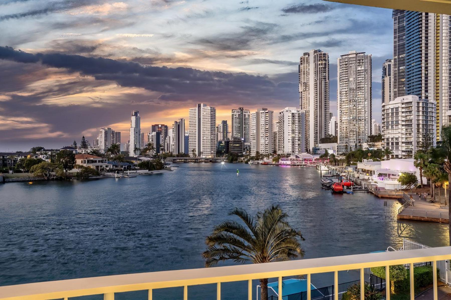 Amazing Water Views Surfers Paradise Gold Coast Esterno foto