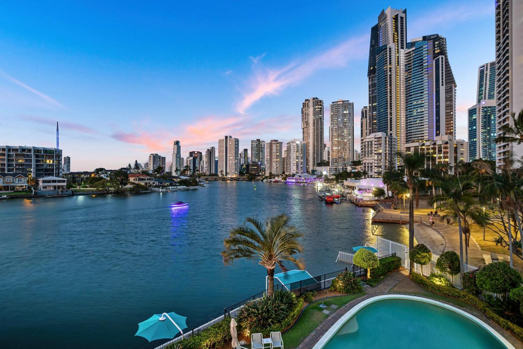 Amazing Water Views Surfers Paradise Gold Coast Esterno foto